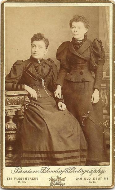 Chapter 4 - Mary Anne Evans Deverill seated, with Jennie Evans Vanson